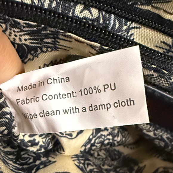 Ed Hardy Black Crossbody Bag with Pink and Red Accents - Picture 2 of 16